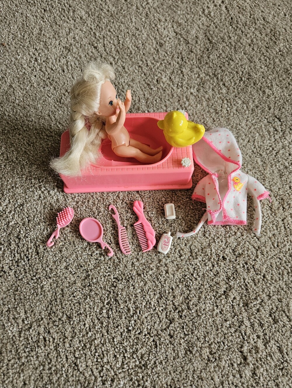 80s Bath Barbie